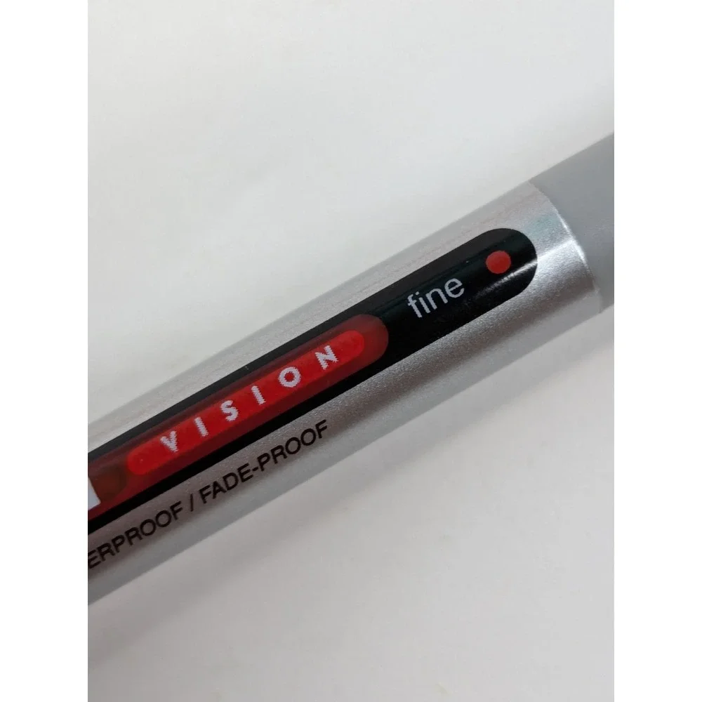 ALL RED INK LOT 7🚨Uni-ball Vision Micro Fine Point RollerBall Pen NeedleGrading